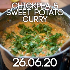 Chickpea & sweet potato curry meal kit